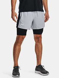 Kraťasy Under Armour UA LAUNCH 5'' 2-IN-1 SHORT-GRY