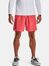 Kraťasy Under Armour UA Woven Emboss Shorts - červená