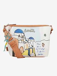 Krémová dámska crossbody kabelka Anekke Meditarranean Sunrise