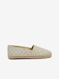 Krémové dámske espadrilky Michael Kors Kendrick so vzorom