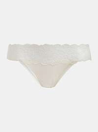 Krémové krajkové nohavičky Calvin Klein Underwear
