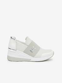 Krémovo-biele dámske slip on tenisky na kline Michael Kors Felix