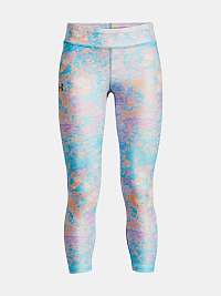 Legíny Under Armour Armour Printed Ankle Crop - modrá