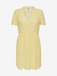 Letné a plážové šaty pre ženy JDY - žltá, biela