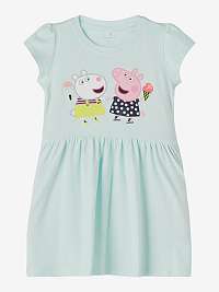 Mätové krátke šaty pre dievčatá Peppa Pig