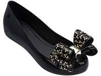 Melissa čierne balerínky Ultragirl Sweet XVI Black/Negro