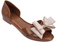 Melissa hnedé sandále Seduction II Brown / Light Pink
