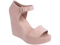 Melissa púdrové topánky na kline Mar Wedge Light Pink -