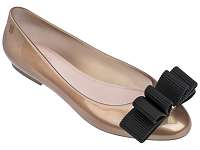 Melissa ružové balerínky Doll + Jason Wu Pink/Black