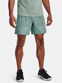 Mentolové pánske športové šortky Under Armour UA Armourprint Woven Shorts