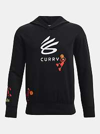 Mikina Under Armour CURRY ELMO LOGO HOODIE - čierna
