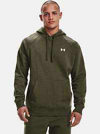 Mikina Under Armour Rival Cotton Hoodie - zelená