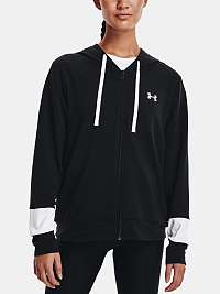 Mikina Under Armour Rival Terry CB FZ Hoodie - čierna