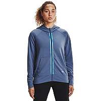 Mikina Under Armour Rival Terry Taped FZ Hoodie-BLU