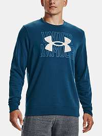 Mikina Under Armour Rival Terry UA Logo Crew - modrá
