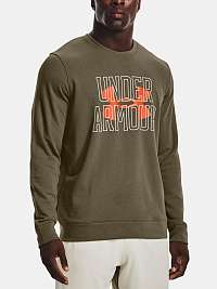 Mikina Under Armour Rival Terry UA Logo Crew - zelená