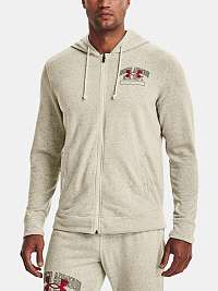 Mikina Under Armour Rival Try Athlc Dep FZ HD - hnedá