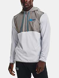 Mikina Under Armour UA AF STORM 1/2 ZIP HOODIE - šedá