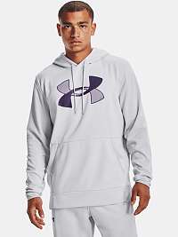 Mikina Under Armour UA Armour Fleece Big Logo HD- šedá