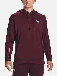 Mikina Under Armour UA ARMOUR TERRY HOODIE- červená