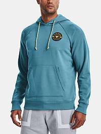 Mikina Under Armour UA Pjt Rck Hvywght Terry HD - modrá