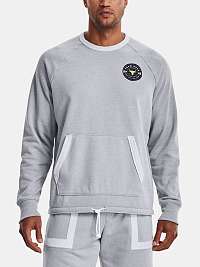 Mikina Under Armour UA Pjt Rk Hvywght Terry Crew - šedá