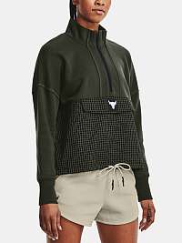 Mikina Under Armour UA Prjct Rock Fleece 1/2 Zips - zelená