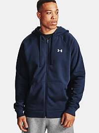 Mikina Under Armour UA Rival Cotton FZ Hoodie- tmavo modrá