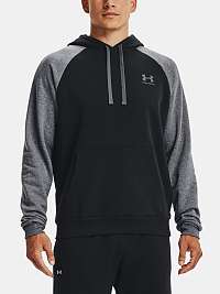 Mikina Under Armour UA RIVAL FLC COLORBLOCK HD - černá