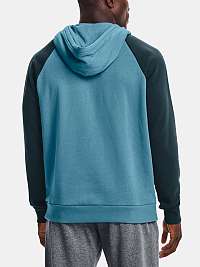 Mikina Under Armour UA RIVAL FLC COLORBLOCK HD - modrá