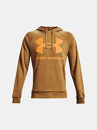 Mikina Under Armour UA Rival Fleece Big Logo HD - hnedá