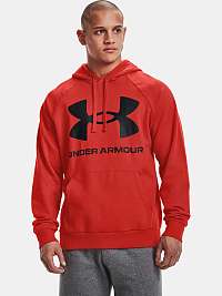 Mikina Under Armour UA Rival Fleece Big Logo HD - oranžová