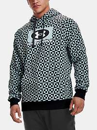 Mikina Under Armour UA RIVAL FLEECE GEO PRNT HD - modrá