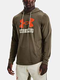 Mikina Under Armour UA Rival Terry Logo Hoodie - zelená