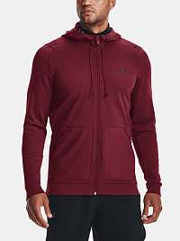 Mikina Under Armour UA Rush All Purpose FZ HD - červená