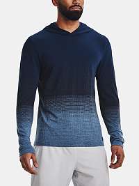 Mikina Under Armour UA Seamless LUX Hoodie - tmavo modrá