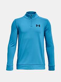 Modrá chlapčenská mikina Under Armour UA Armour Fleece 1/4 Zip