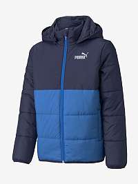 Modrá chlapčenská prešívaná bunda Puma Cb Padded Jacket B