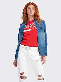 Modrá dámska džínsová košeľa Alcott