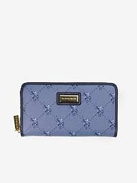 Modrá dámska peňaženka so vzorom U.S. Polo Assn.