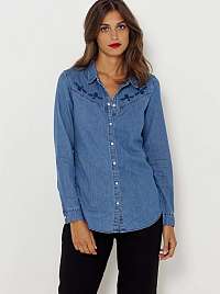 Modrá džínsová košeľa Camaieu