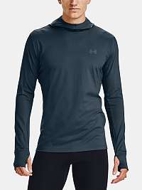 Modrá mikina Under Armour UA Q. IGNIGHT CG Zip Hoodie