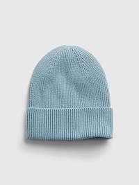 Modrá pánska čiapka organic Catton fine guage beanie GAP