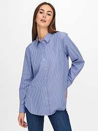 Modrá pruhovaná košeľa Jacqueline de Yong Ella