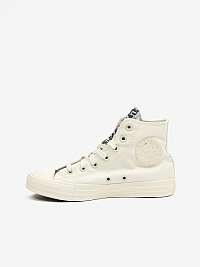 Modré a krémové dámske členkové tenisky Converse Chuck Taylor All Star