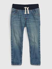 Modré chlapčenské džínsy GAP naťahovací slim
