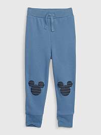 Modré chlapčenské tepláky Francúzske froté Mickey Mouse GAP