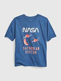 Modré chlapčenské tričko NASA