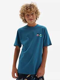 Modré chlapčenské tričko s potlačou VANS