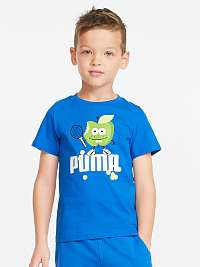 Modré chlapčenské vzorované tričko Puma Fruit Mates